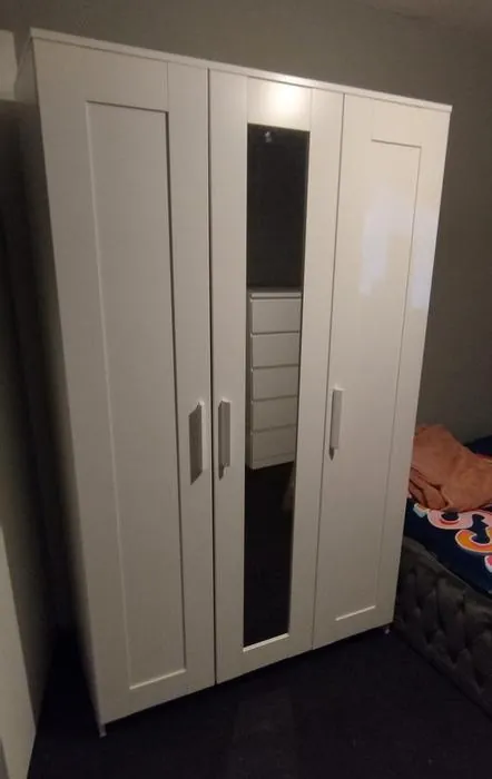 Assembled BRIMNES wardrobe — Screw It! furniture assembly